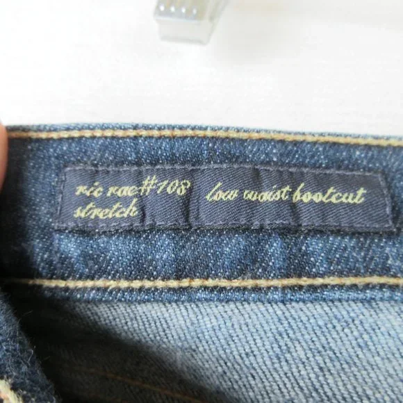 Citizens of Humanity Ric Rac #108 Stretch Low Waist Bootcut Jeans Size 28 - Picture 7 of 15